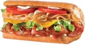 Quiznos sandwich